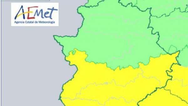 Alerta amarilla en Badajoz por tormentas Alerta amarilla en Badajoz por tormentas