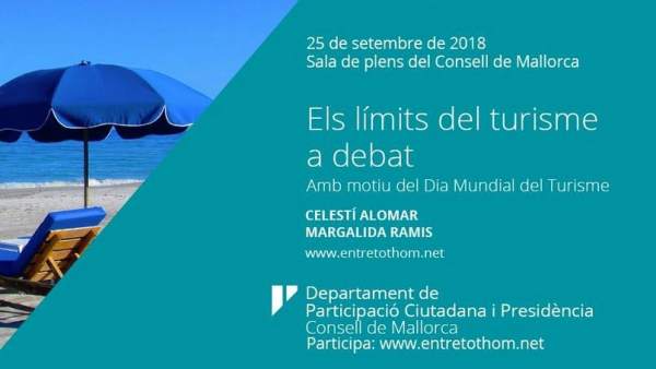 Cartel conferencia 'Efectos del turismo en las Islas' Cartel conferencia 'Efectos del turismo en las Islas'