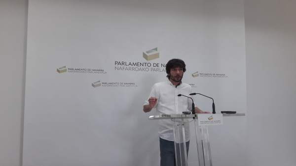 Mikel Buil, parlamentario de Podemos. Mikel Buil, parlamentario de Podemos.