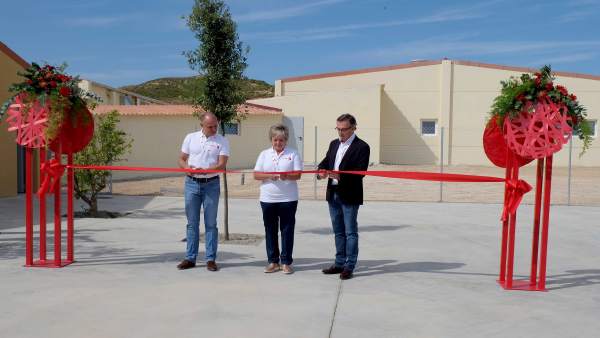 Inauguración del centro de transferencia genética porcina. Inauguración del centro de transferencia genética porcina.