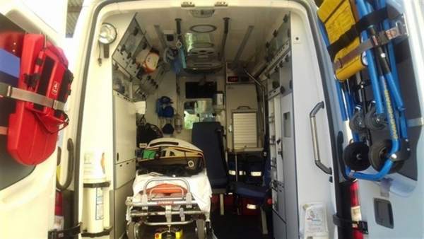Interior de una ambulancia Interior de una ambulancia