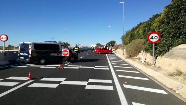 Un control de la Policía Un control de la Policía