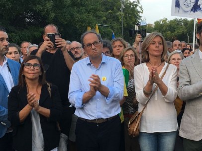 Quim Torra, en Sant Cugat