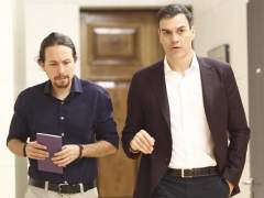 Pablo Iglesias y Pedro Sánchez