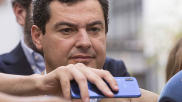 En Córdoba, el presidente del PP-A, Juanma Moreno En Córdoba, el presidente del PP-A, Juanma Moreno