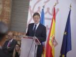 Puig en l'acte de la Policia de la Generalitat