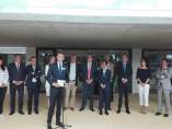 Acto con Feijóo en Lugo sobre los terrenos de la antigua residencia