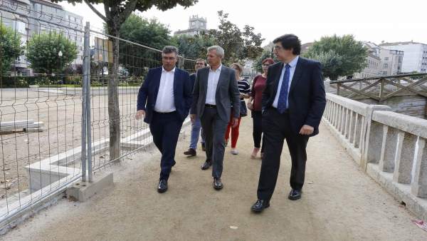 Alfonso Rueda visita obras en Redondela Alfonso Rueda visita obras en Redondela