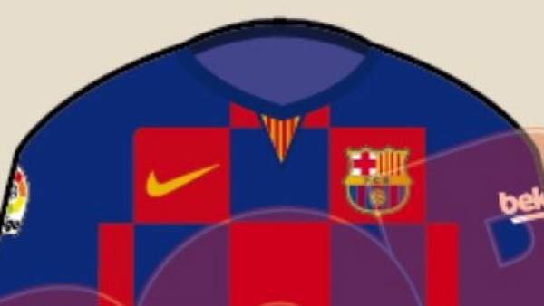 Diseño de la camiseta del Barça 19/20. Diseño de la camiseta del Barça 19/20.