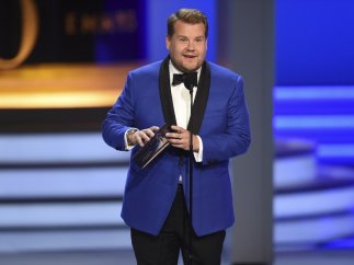 El actor y presentador James Corden, durante la 70ª ceremonia de los premios Emmy.