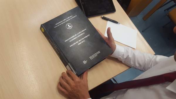 Tesis doctoral de Pedro Sánchez enla universidad Camilo José Cela. Tesis doctoral de Pedro Sánchez enla universidad Camilo José Cela.
