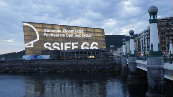 Imagen del Kursaal en la 66º edición del Festival del Cine de San Sebastián. Imagen del Kursaal en la 66º edición del Festival del Cine de San Sebastián.