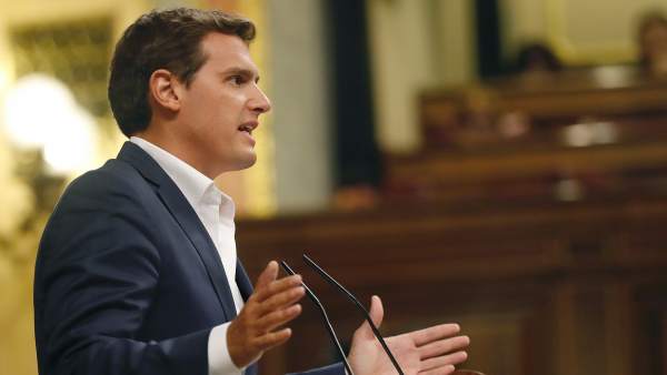 Rivera, en el Congreso. Rivera, en el Congreso.
