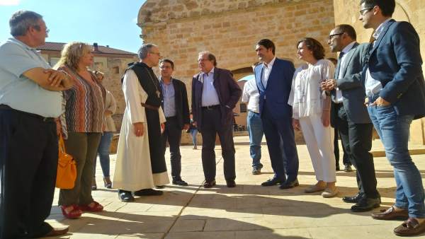 Herrera visita el Monasterio de Santa María de Huerta. 19-9-2018 Herrera visita el Monasterio de Santa María de Huerta. 19-9-2018