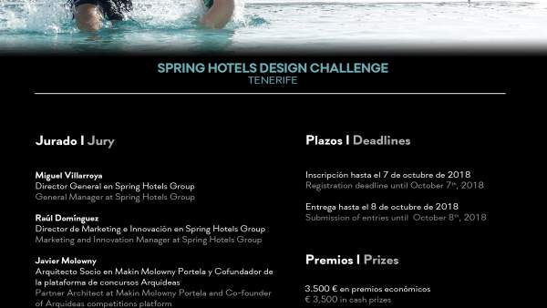 Cartel del concurso de ideas de Spring Hotels Cartel del concurso de ideas de Spring Hotels