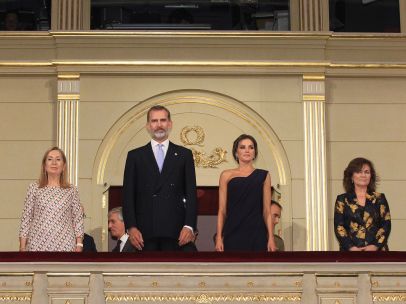 En el palco principal