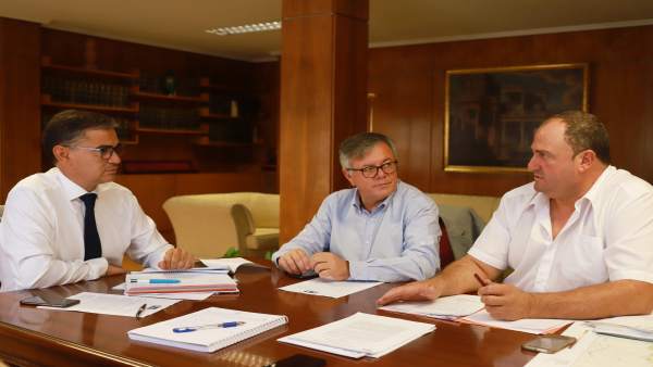 El delegado del Gobierno con el alcalde de Hellín El delegado del Gobierno con el alcalde de Hellín