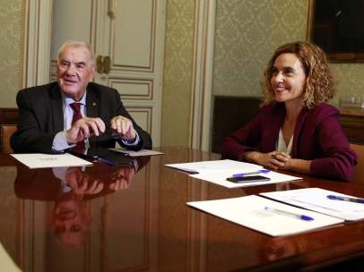 Meritxell Batet y Ernest Maragall.