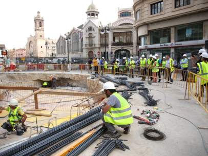 Aparcamiento de la plaza Ciudad de Brujas de València