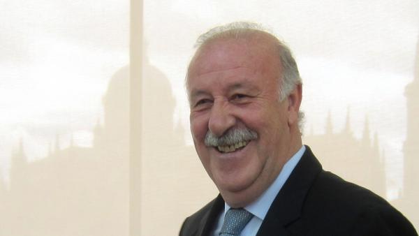 Vicente del Bosque en Salamanca. Vicente del Bosque en Salamanca.