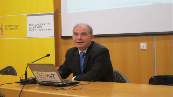 El delegado territorial de la Aemet en Extremadura, Marcelino Núñez El delegado territorial de la Aemet en Extremadura, Marcelino Núñez
