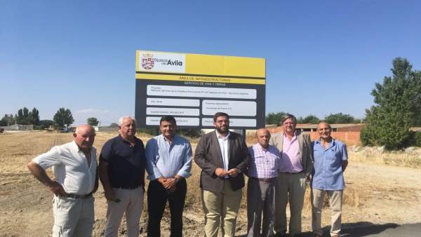 Visita a la mejora de la carretera entre Bercial y Bernuy de Zapardiel. 20-9-18 Visita a la mejora de la carretera entre Bercial y Bernuy de Zapardiel. 20-9-18