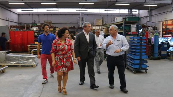 Markel Olano y Ainhoa Aizpuru en Sammic Markel Olano y Ainhoa Aizpuru en Sammic