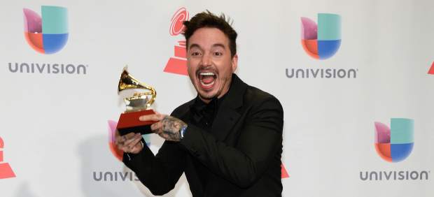 J Balvin en los Grammy Latinos de 2015.