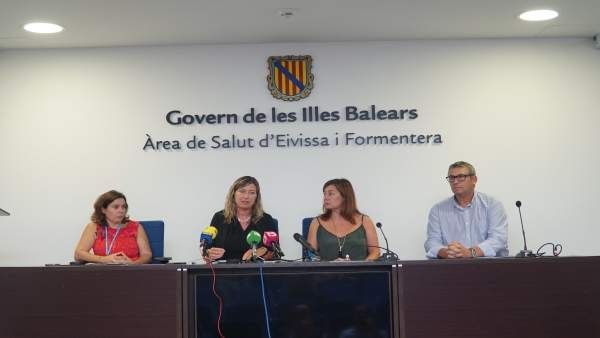 Rueda de prensa de Armengol en Ibiza Rueda de prensa de Armengol en Ibiza