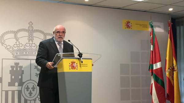 El delegado del Gobierno central en el País Vasco, Jesús Loza El delegado del Gobierno central en el País Vasco, Jesús Loza