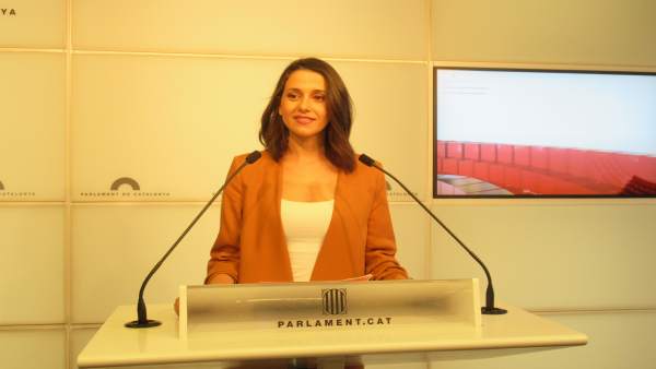 La líder de Cs en Catalunya, Inés Arrimadas La líder de Cs en Catalunya, Inés Arrimadas