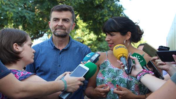 Antonio Maíllo y Teresa Rodríguez Antonio Maíllo y Teresa Rodríguez