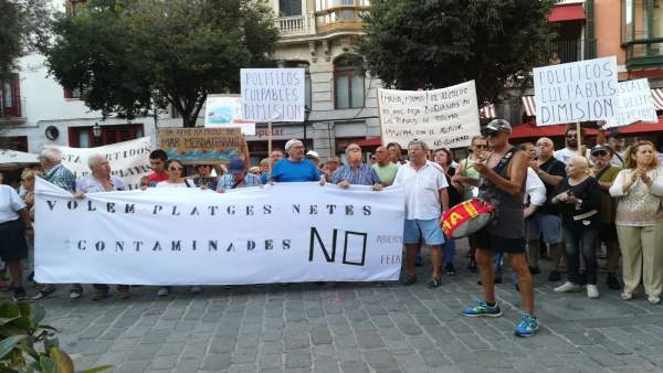 Manifestación por las playas de Palma Manifestación por las playas de Palma