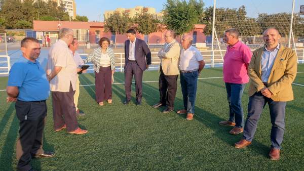 Carmen Castreño visita el centro deportivo 'Vega de Triana' Carmen Castreño visita el centro deportivo 'Vega de Triana'