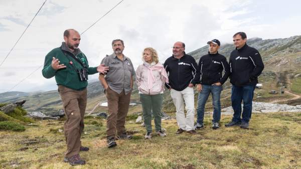 Díaz Tezanos comprueba los resultados de regeneración de Alto Campoo Díaz Tezanos comprueba los resultados de regeneración de Alto Campoo