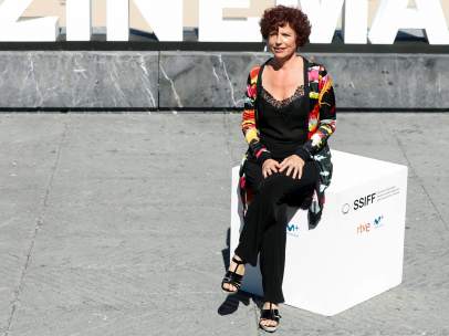 La realizadora, Iciar Bollaín, en el Festival de Cine de San Sebastíán