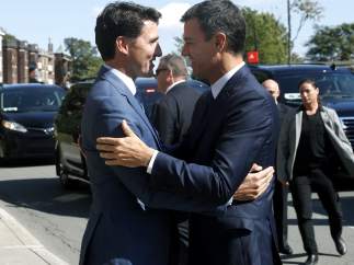 Justin Trudeau y Pedro Sánchez