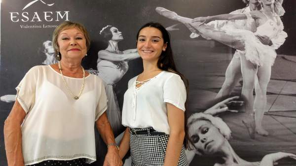 Valentina letova e irene estévez primera bailarina malagueña Bolshoi Moscú rusia Valentina letova e irene estévez primera bailarina malagueña Bolshoi Moscú rusia