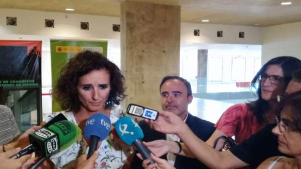 La consejera de Economía de Extremadura, Olga García La consejera de Economía de Extremadura, Olga García
