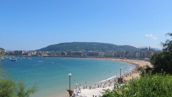 Playa de La Concha. Playa de La Concha.