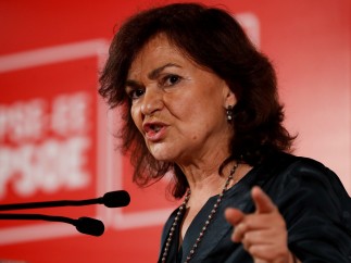 La vicepresidenta del Gobierno, Carmen Calvo