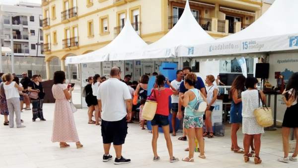 Una parada enterior de 'Guadalinfo en ruta'. Una parada enterior de 'Guadalinfo en ruta'.
