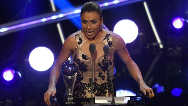 Marta, premio 'The Best' 2018 a mejor jugadora Marta, premio 'The Best' 2018 a mejor jugadora