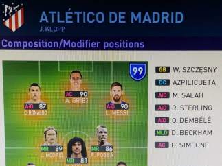 El equipo ideal de Griezmann