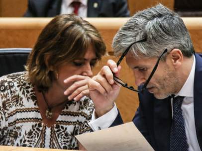 Fernando Grande- Marlaska y Dolores Delgado