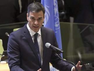 Pedro Sánchez en Nueva York