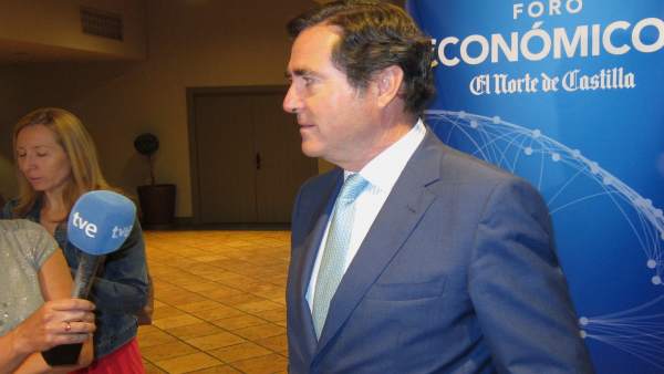 Antonio Garamendi, en el Foro de El Norte de Castilla. 26-9-18 Antonio Garamendi, en el Foro de El Norte de Castilla. 26-9-18