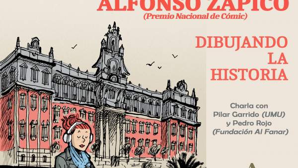 Cartel del encuentro con el dibujante e ilustrador Alfonso Zapico Cartel del encuentro con el dibujante e ilustrador Alfonso Zapico