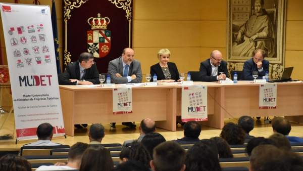 Martínez Guijarro en la inauguración del máster Martínez Guijarro en la inauguración del máster