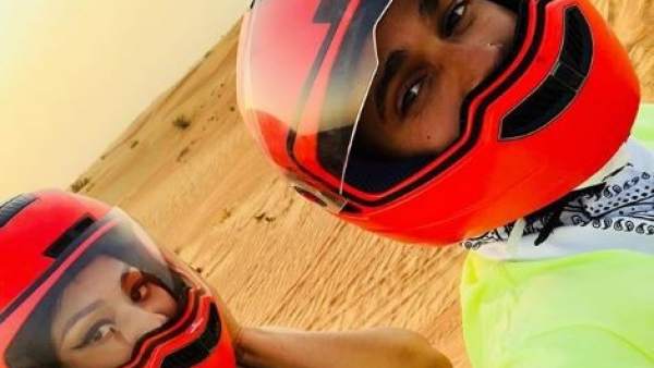 Nicki MInaj y Lewis Hamilton Nicki MInaj y Lewis Hamilton